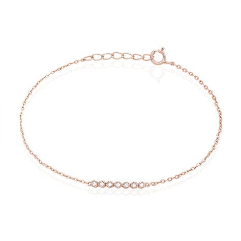Bracelet Aryles Argent Rose Oxyde De Zirconium - Bracelets Femme | Histoire d’Or