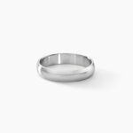 Alliance Alexyne Argent Blanc - Alliances Famille | Histoire d&rsquo;Or