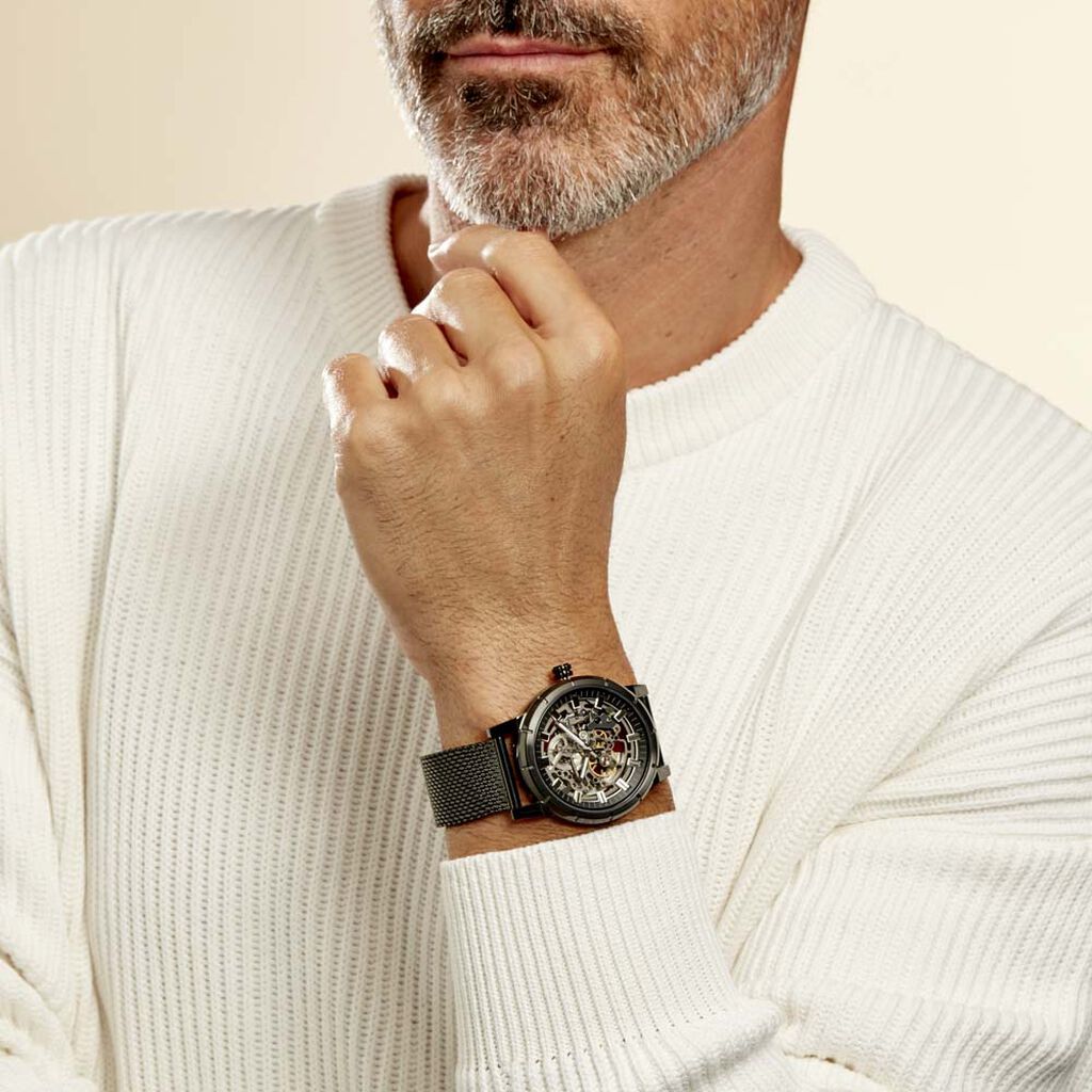 Montre Pierre Lannier Collection Automatic Noir - Montres Homme | Histoire d’Or