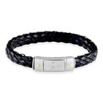 Bracelet Hauc Acier Bicolore - Bracelets Cuir Homme | Histoire d&rsquo;Or