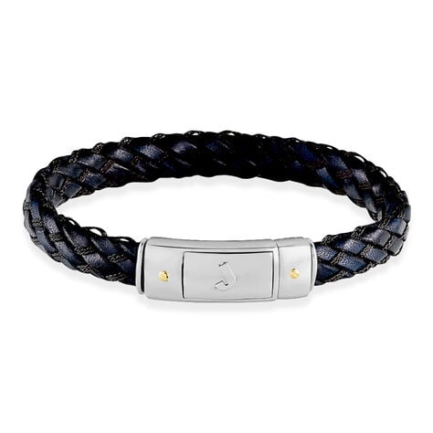 Bracelet Hauc Acier Bicolore - Bracelets Cuir Homme | Histoire d&rsquo;Or