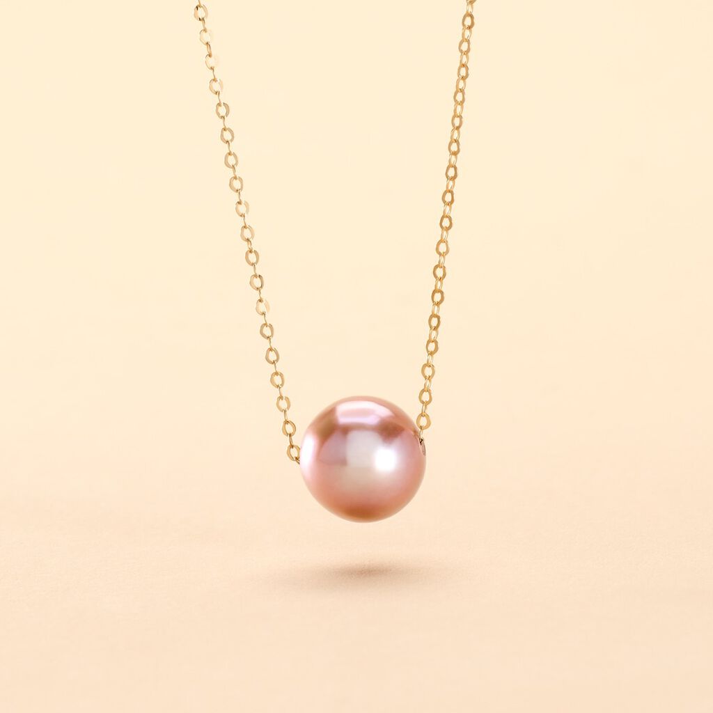 Collier 1 Perle Or Jaune Perle De Culture - Colliers Femme | Histoire d’Or