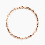 Bracelet Jolien Maille Spiga Or Rose - Bracelets cha&icirc;ne Femme | Histoire d&rsquo;Or