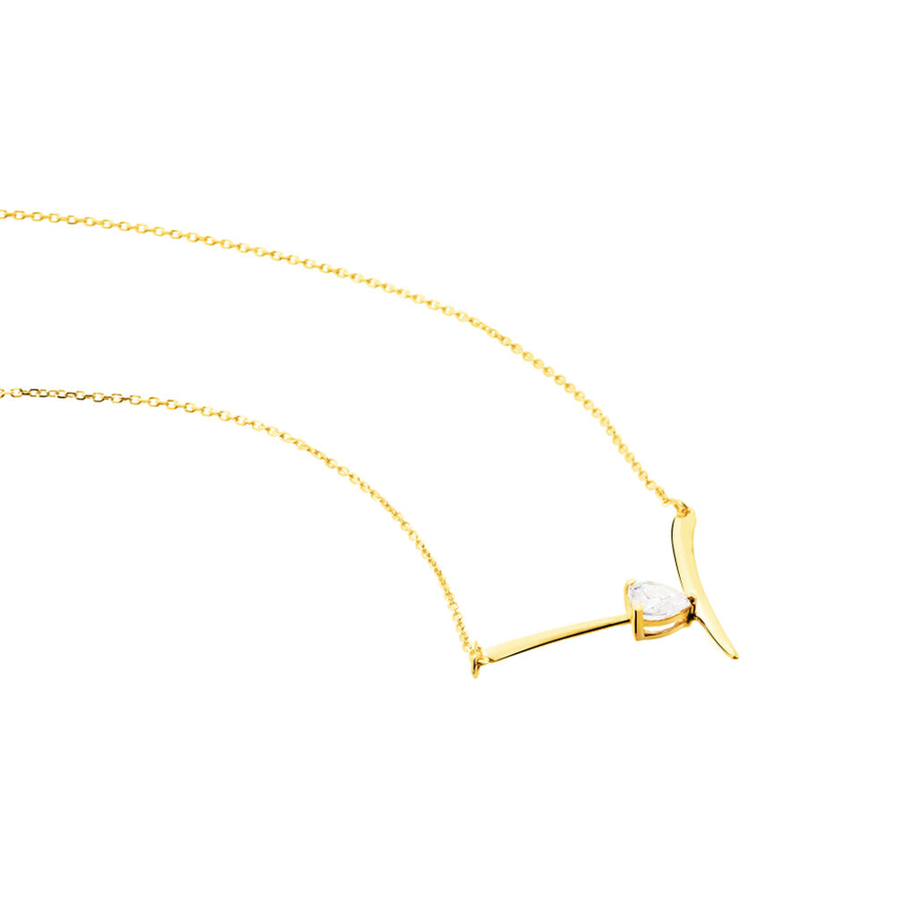 Collier Valeriana Or Jaune Oxyde De Zirconium - Colliers Femme | Histoire d’Or