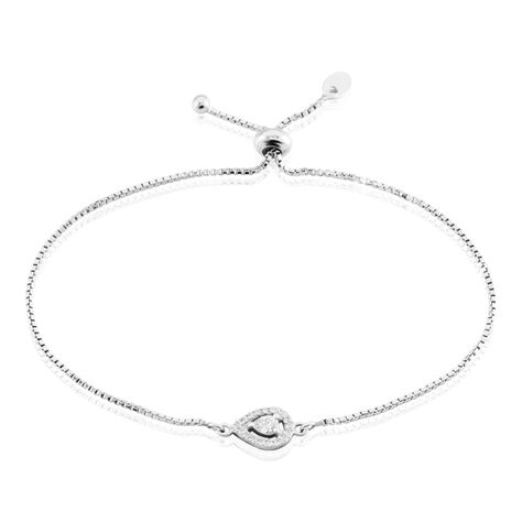 Bracelet Argent Blanc Andromeda Oxydes De Zirconium - Bracelets Femme | Histoire d’Or