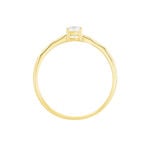 Bague Solitaire Maylis Or Jaune Oxyde De Zirconium - Bagues solitaires Femme | Histoire d&rsquo;Or