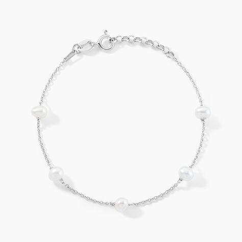 Bracelet Perlita Argent Blanc Perle De Culture - Bracelets Femme | Histoire d’Or