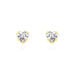 Boucles D'oreilles Puces Daria Coeur Or Jaune Oxyde - Clous d'oreilles Femme | Histoire d’Or