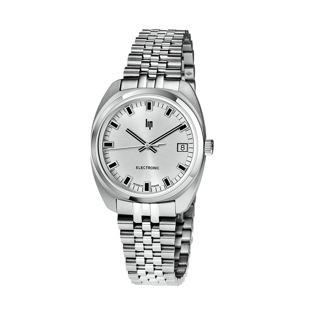 Montre Lip General De Gaulle 35 Argent&eacute; - Montres &eacute;tanches Unisex | Histoire d&rsquo;Or