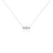 Collier Or Blanc Abital Diamants - Colliers Femme | Histoire d’Or