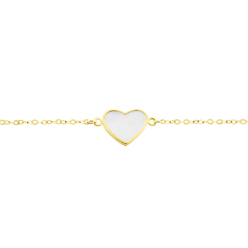 Bracelet Or Jaune Pervenche Nacre - Bracelets Femme | Histoire d’Or