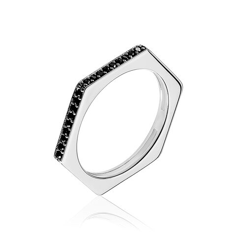 Bague Souhyla Argent Blanc Oxyde De Zirconium - Bagues avec pierre Femme | Histoire d’Or