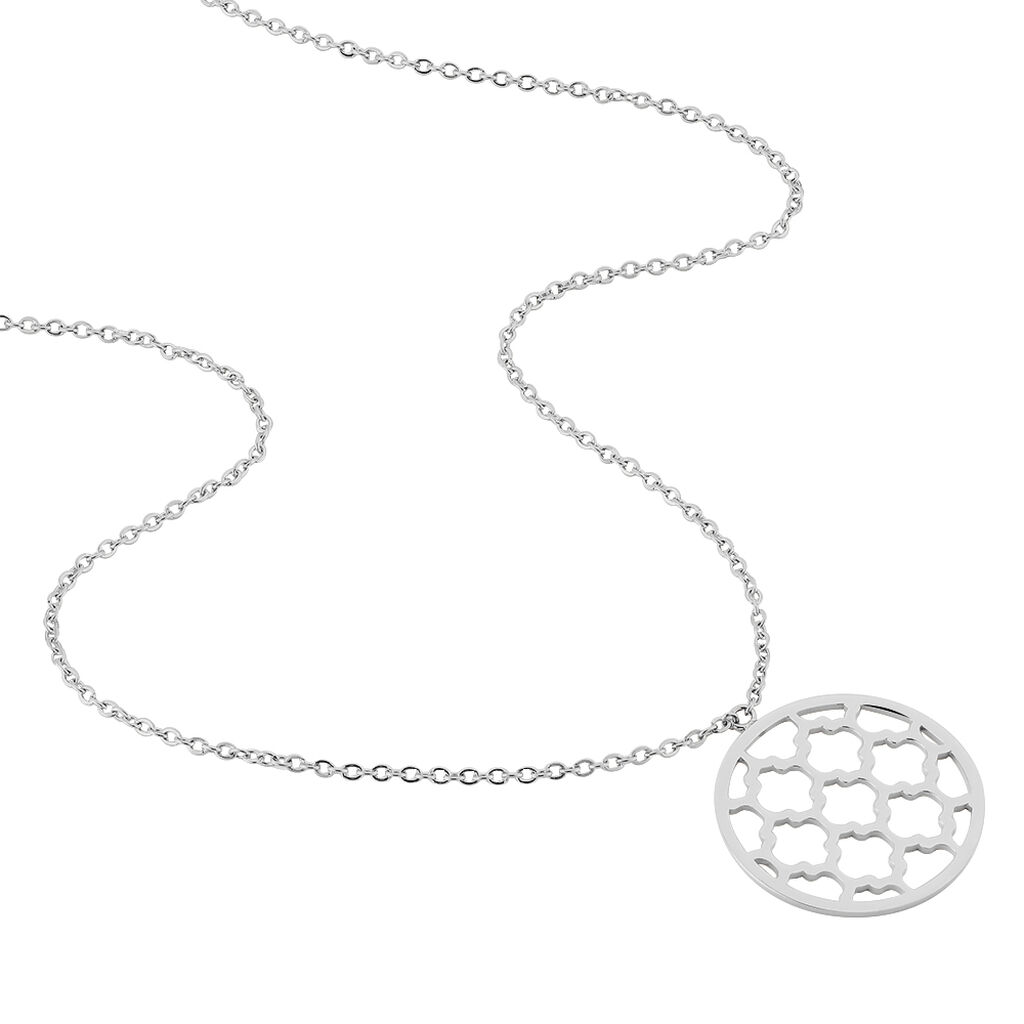 Collier Nevenka Acier Blanc - Colliers fantaisie Femme | Histoire d&rsquo;Or