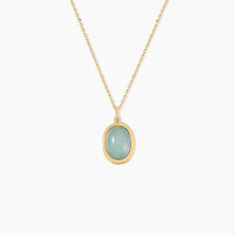 Collier Veina Plaqué Or Jaune Aventurine - Colliers Femme | Histoire d’Or