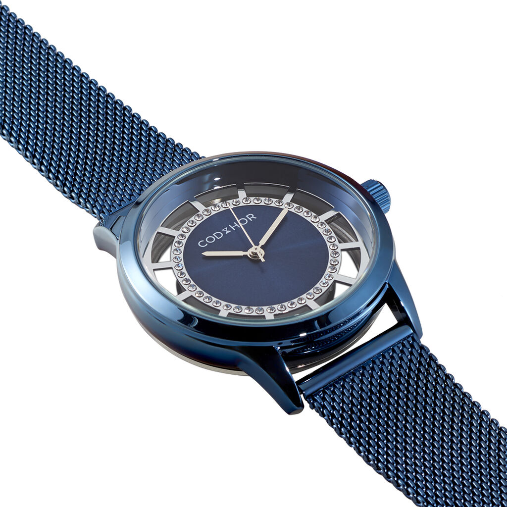 Montre Codhor Cloe Bleu - Montres Femme | Histoire d&rsquo;Or