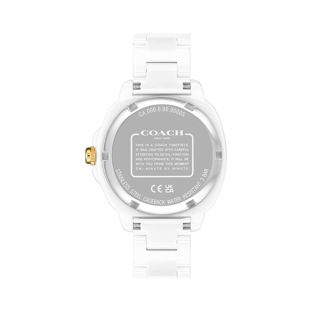 Montre Coach Kitt Blanc - Nouveautés Femme | Histoire d’Or