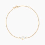 Bracelet Marquise Or Jaune Oxyde De Zirconium - Bracelets Femme | Histoire d&rsquo;Or