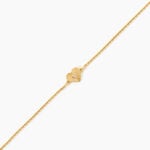 Bracelet Polly Argent Dor&eacute; A L'Or 750/1000 Oxyde De Zirconium - F&ecirc;te des m&egrave;res Femme | Histoire d&rsquo;Or