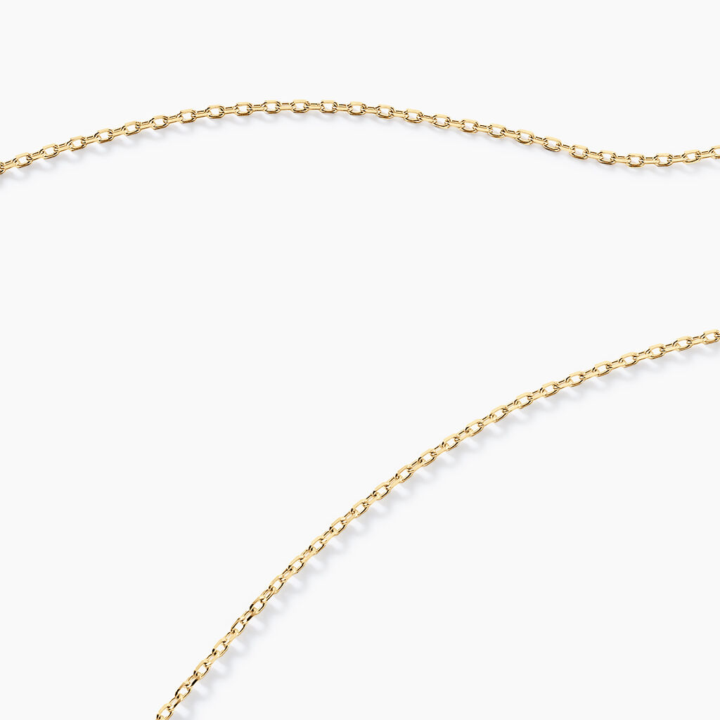 Cha&icirc;ne Igoa Maille For&ccedil;at Diamantee Or Jaune - Chaines Famille | Histoire d&rsquo;Or