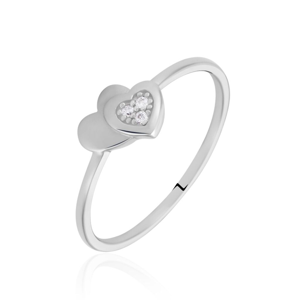 Bague Dounyo Argent Oxyde De Zirconium - Bagues avec pierre Femme | Histoire d&rsquo;Or