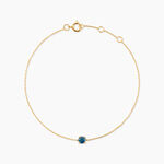 Bracelet Sa&iuml;da Or Jaune Topaze - Bracelets Femme | Histoire d&rsquo;Or