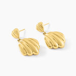 Boucles D'oreilles Pendantes Dila Acier Jaune - Boucles d'oreilles fantaisie Femme | Histoire d&rsquo;Or