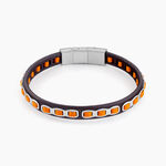 Bracelet Cuir De Vache Marron - Bracelets cordon Homme | Histoire d&rsquo;Or