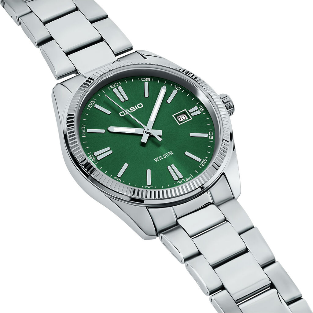 Montre Casio Collection Vert - Id&eacute;es cadeaux Unisex | Histoire d&rsquo;Or