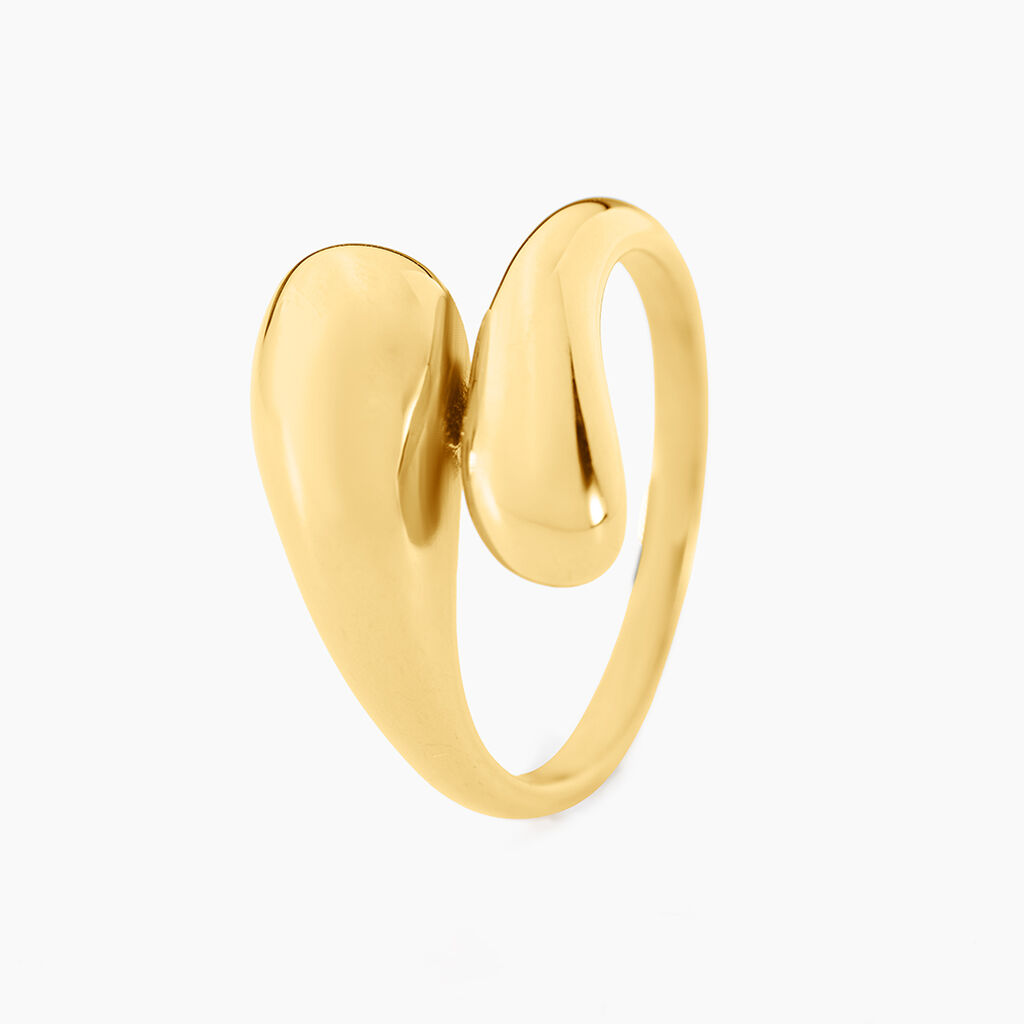 Bague Tizzie Acier Jaune - Bagues fantaisie Femme | Histoire d&rsquo;Or