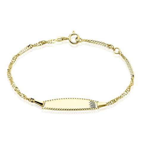 Bracelet Identite Bebe Or Jaune Ericka - Bracelets Communion Enfant | Histoire d’Or