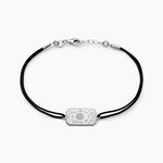 Bracelet Arcane Argent Blanc - Bracelets cordon Homme | Histoire d&rsquo;Or
