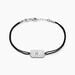 Bracelet Arcane Argent Blanc - Bracelets cordon Homme | Histoire d’Or