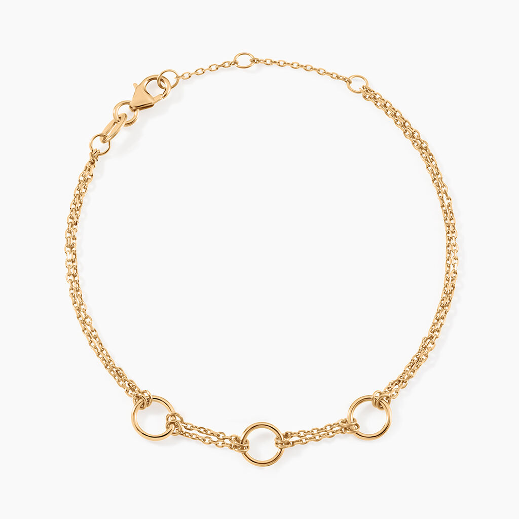 Bracelet Nalla Plaqu&eacute; Or Jaune - Bracelets Femme | Histoire d&rsquo;Or