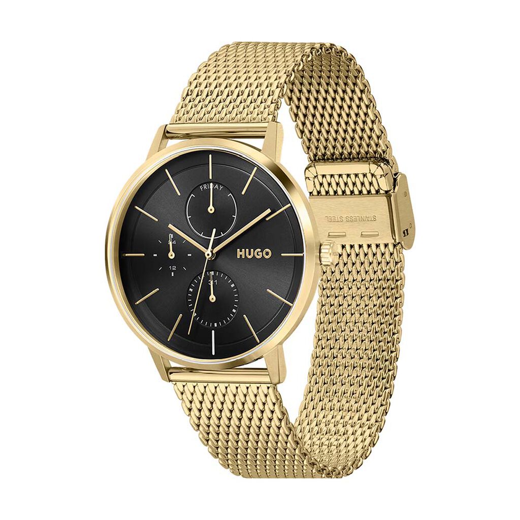 Montre Hugo Exist Noir - Montres Homme | Histoire d’Or