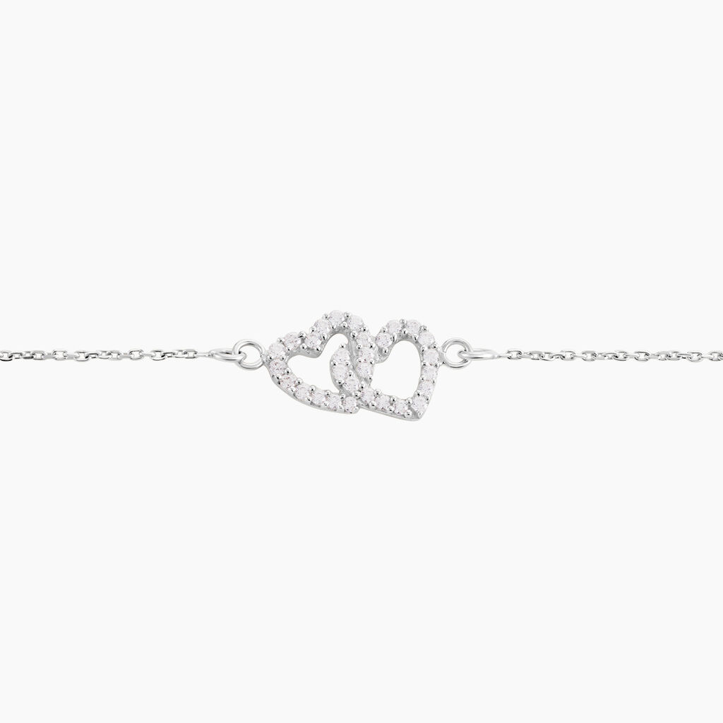 Bracelet Mona Argent Blanc Oxyde De Zirconium - Bracelets Femme | Histoire d&rsquo;Or