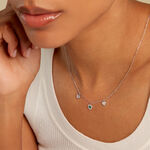 Collier Serment D'Argent Argent Blanc Malachite Oxyde De Zirconium - Colliers fantaisie Femme | Histoire d&rsquo;Or