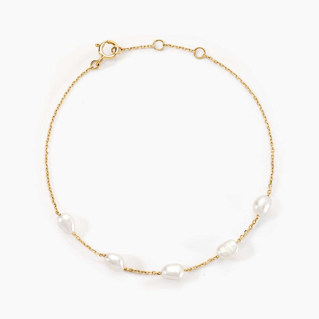 Bracelet Persephone Or Jaune Perle De Culture - Bracelets Femme | Histoire d&rsquo;Or