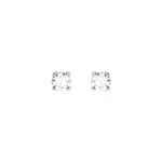 Boucles D'oreilles Puces Victoria Or Blanc Diamant - Clous d'oreilles Femme | Histoire d&rsquo;Or