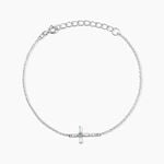 Bracelet Christie Argent Blanc Oxyde De Zirconium - Bracelets Femme | Histoire d&rsquo;Or