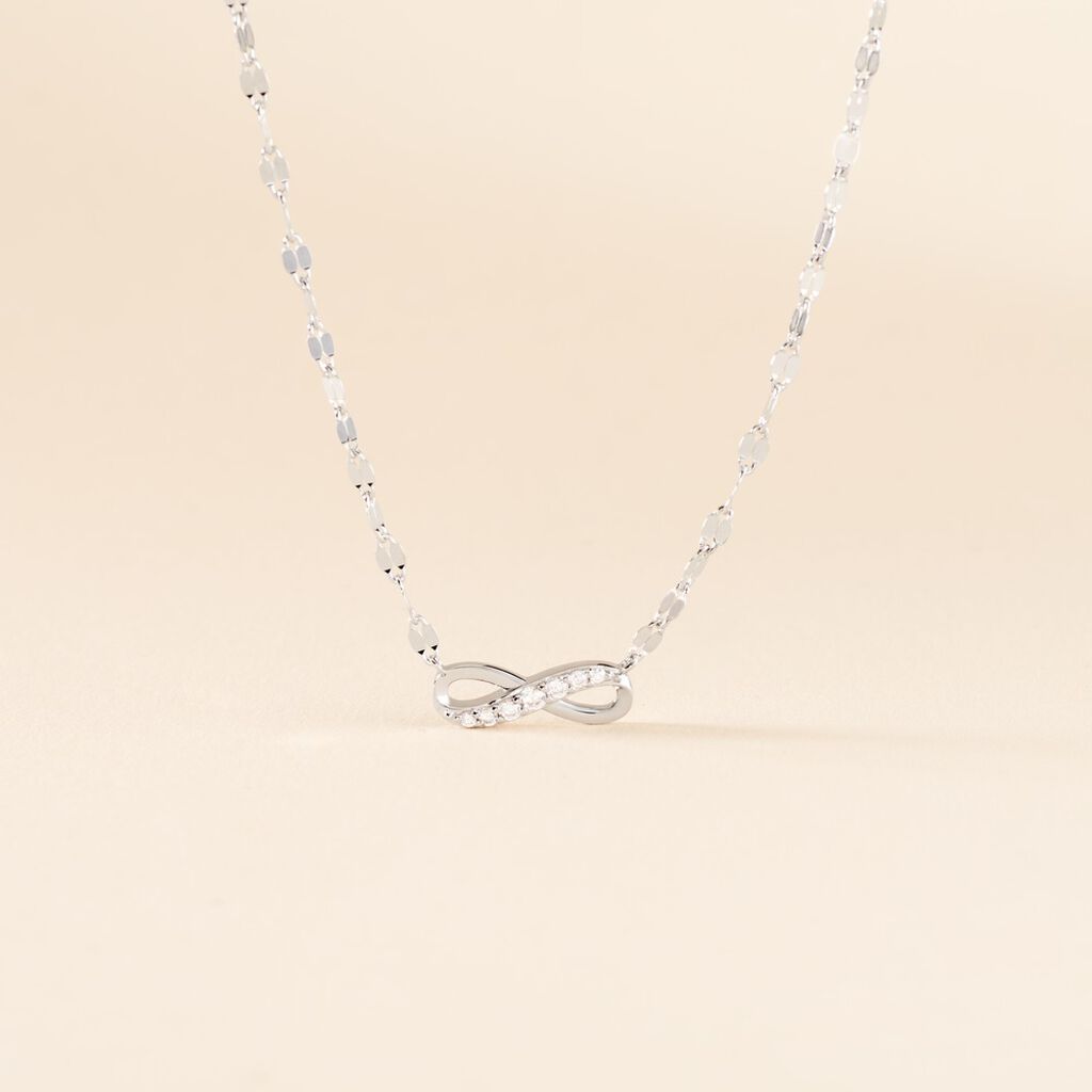 Collier Argent Wendel Oxydes De Zirconium - Colliers fantaisie Femme | Histoire d’Or