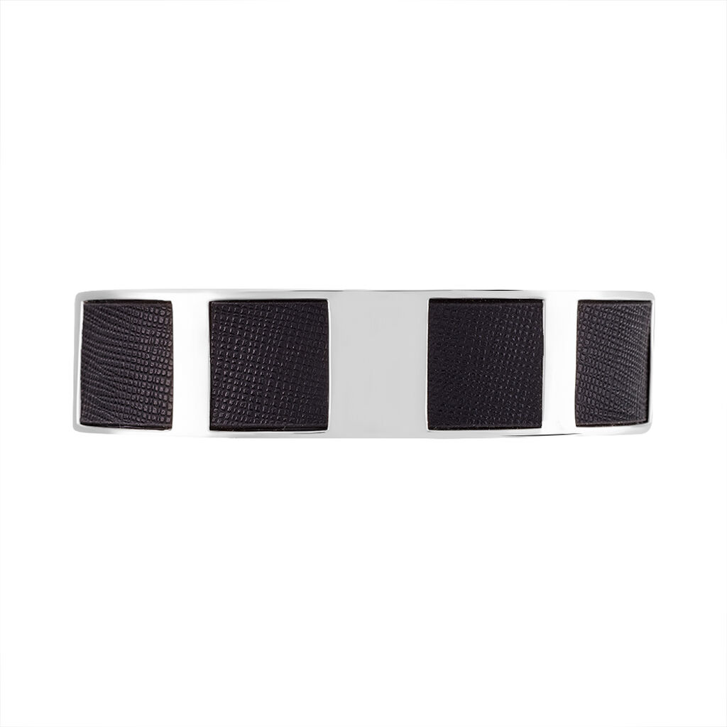 Bracelet Jonc Milo Argent Blanc - Bracelets joncs Homme | Histoire d’Or