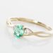 Bague Or Jaune Cassie Emeraude Et Diamant - Bagues solitaires Femme | Histoire d’Or