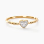 Bague Svana Or Jaune Diamant - Bagues avec pierre Femme | Histoire d&rsquo;Or