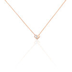 Collier Rossana Argent Rose Turquoise Blanche - Ras de cou Femme | Histoire d&rsquo;Or