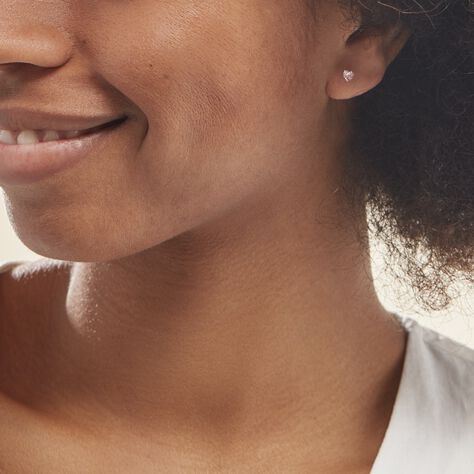 Boucles D'oreilles Puces Daria Or Jaune Oxyde - Clous d'oreilles Femme | Histoire d’Or