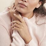 Bague Camelia Or Jaune Diamant - Bagues avec pierre Femme | Histoire d&rsquo;Or