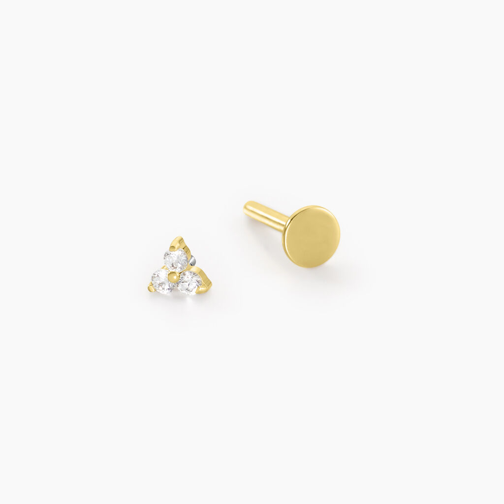 Piercing Joye Titane Doré Oxyde De Zirconium - Bijoux Femme | Histoire d’Or