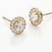 Boucles D'oreilles Puces Edmee Or Jaune Oxyde De Zirconium - Clous d'oreilles Femme | Histoire d’Or