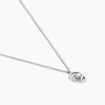 Collier Nid D'amour Or Blanc Diamant - F&ecirc;te des m&egrave;res Femme | Histoire d&rsquo;Or