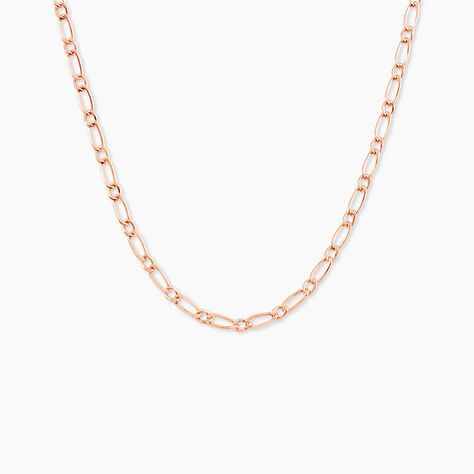 Cha&icirc;ne Ophelio Maille Alternee 1/1 Or Rose - Chaines Femme | Histoire d&rsquo;Or